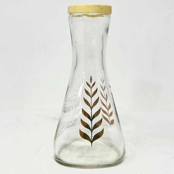 Vintage MCM Good Seasons Salad Dressing Triangular Glass Bottle Cruet - Picture 1 of 11